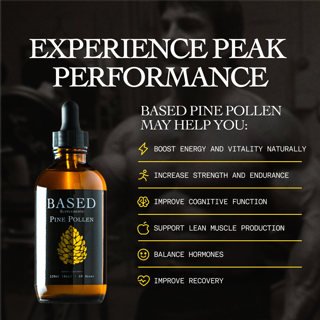 Pine Pollen Supplement for Women's Energy & Hormone Balance