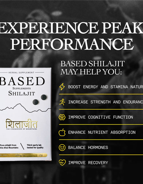 Load image into Gallery viewer, Shilajit Tablets for Women – Energy, Focus &amp; Vitality
