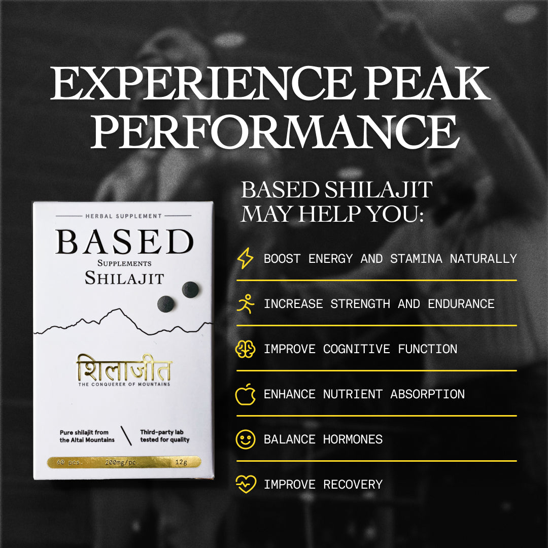 Shilajit Tablets for Women – Energy, Focus & Vitality
