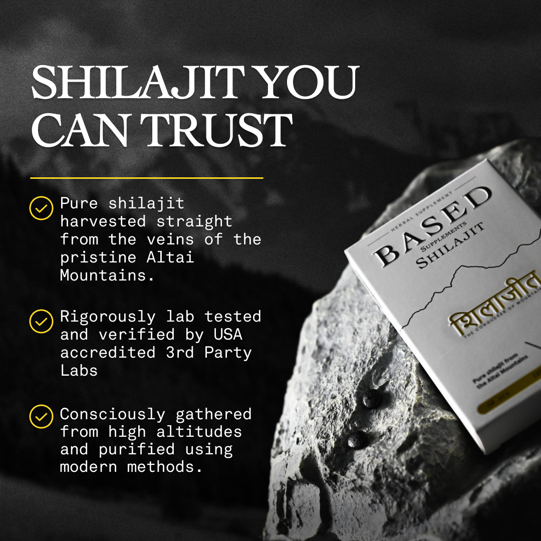 Shilajit Tablets for Women – Energy, Focus & Vitality